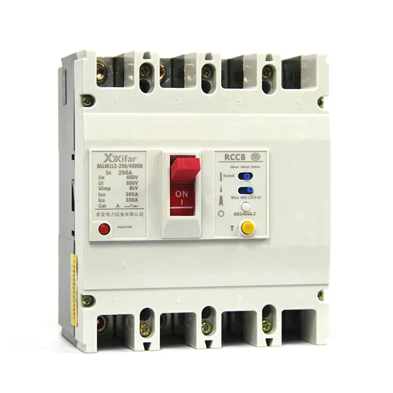2p 100a Tpn Mccb Rcd संरक्षणको साथ