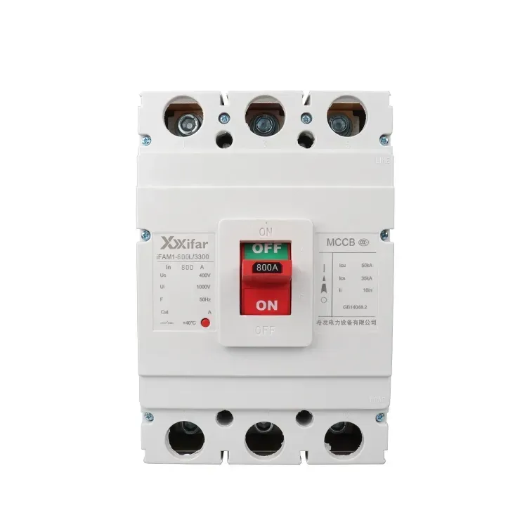 800 Amp 4pole इलेक्ट्रिक Mccb मोल्डेड केस सर्किट ब्रेक
